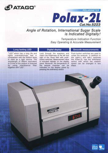 polax-2l polarimeter instruction manual|polax 2l polarometer.